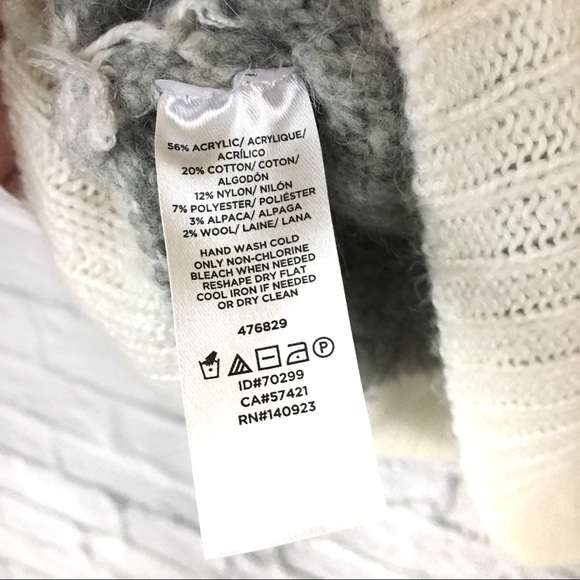 Lou & Grey Alpaca & Wool Blend Striped Sweater XS - Picture 5 of 6